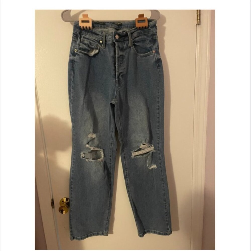 Dark blue straight leg jeans Wild Fable